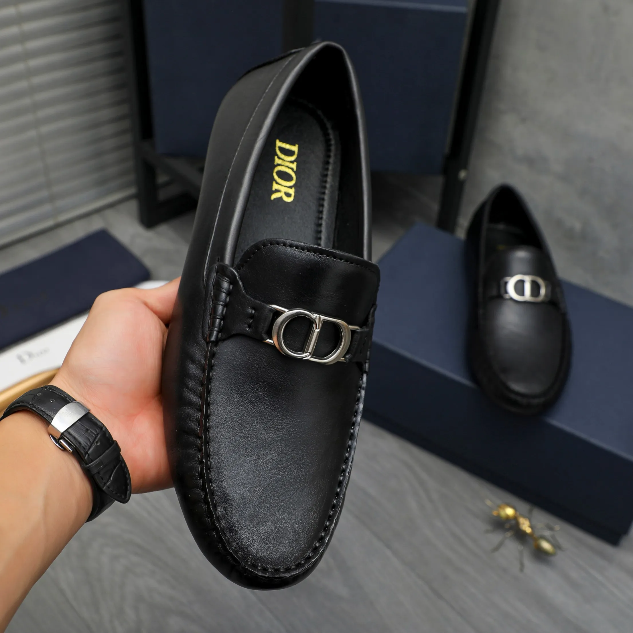 Men's shoes 💰p420 Product trademark: Dior "Dior" casual slip-on men's shoes Regular size: 38-44 Product materials: Selected high-quality cowhide upper, sheepskin lining, rubber outsole